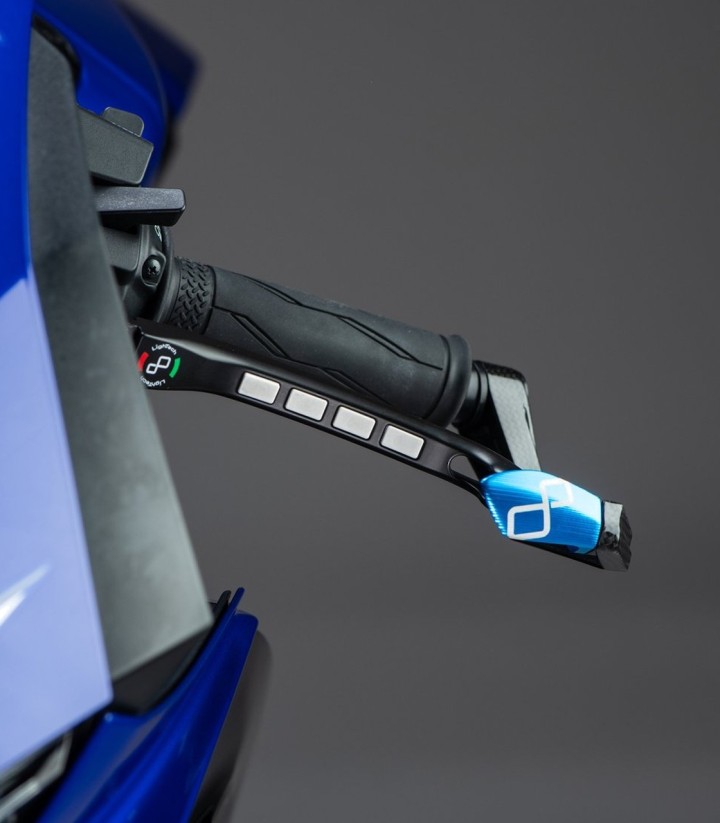 LighTech Clutch Lever Guard 132 mm in Cobalt Blue