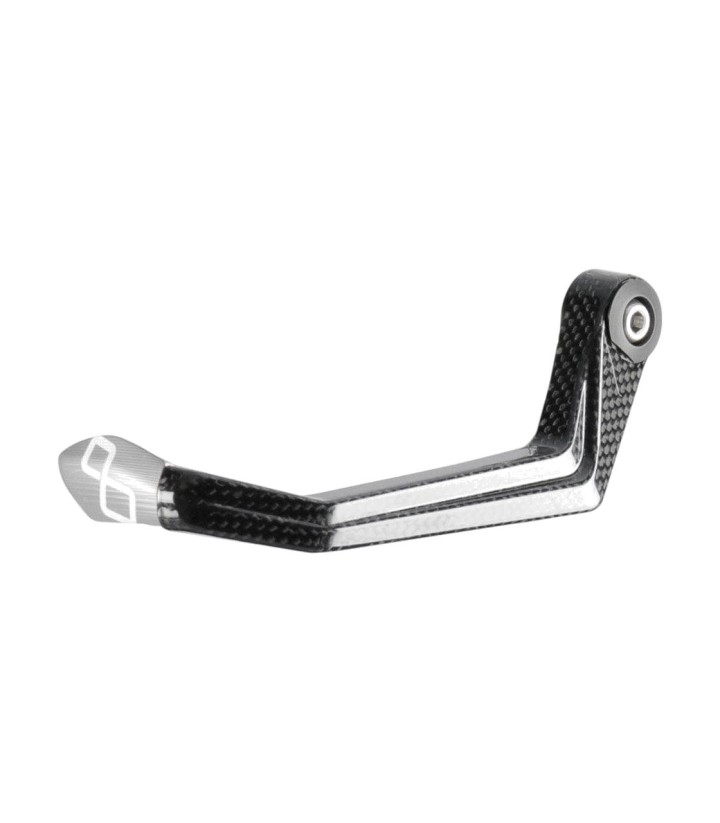 Protetor de manete de embraiagem LighTech de 132 mm em prateado