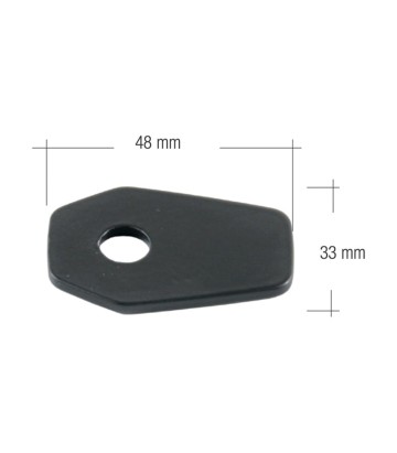 Plaques cache-clignotants LighTech 48 x 33 mm (lot de 4)