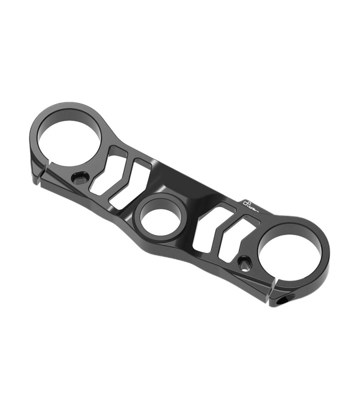 Piastra di sterzo superiore LighTech nera per Aprilia RSV 4 1000 (09-19), RSV 4 1100 (19-25), Tuono V4 1100 (25)
