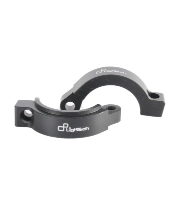 Kroonplaatklem LighTech in zwart voor BMW S 1000 RR (19-24)