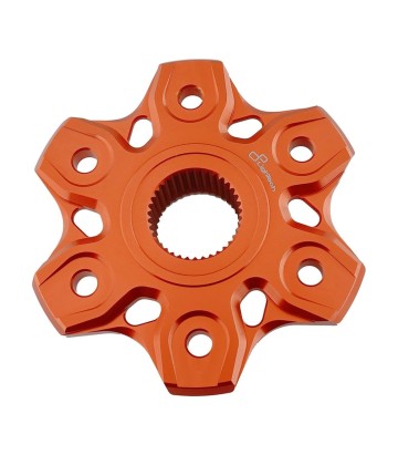 Buitenflens voor achtertandwieldrager LighTech in oranje voor KTM Super Duke 1390 R (24-25)