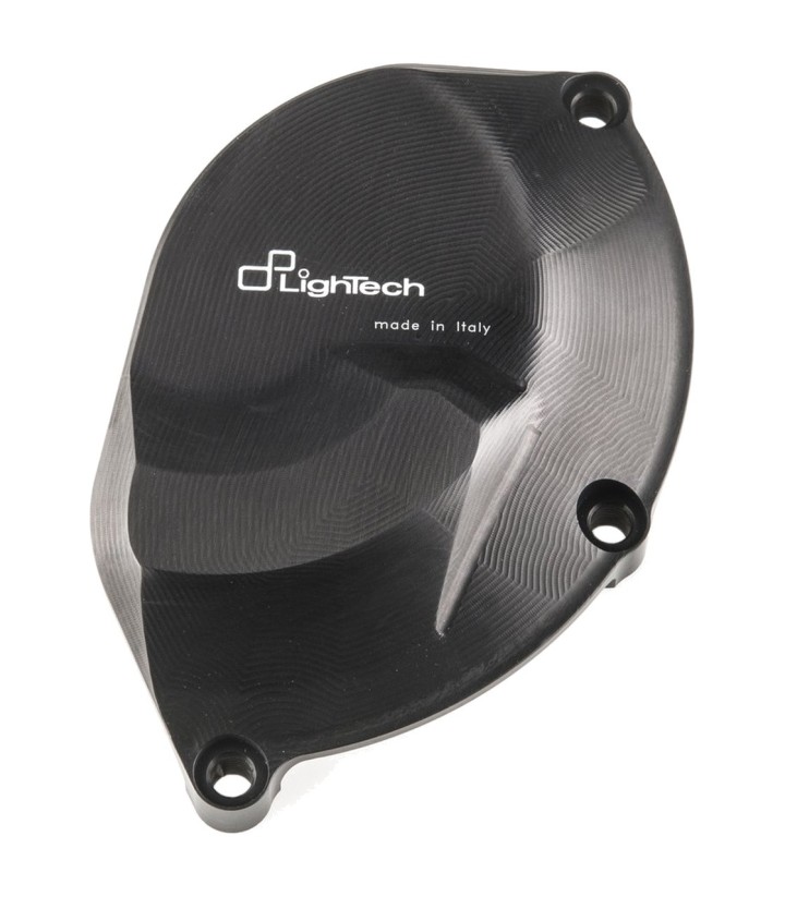 Beschermer voor het linker alternatordeksel LighTech in zwart voor Aprilia RSV 4 1100 (21-25), Tuono V4 1100 (21-25)