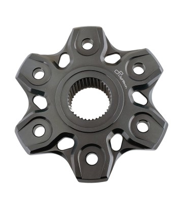 Bride extérieure de support de couronne LighTech en noir pour KTM Super Duke 1390 R (24-25)