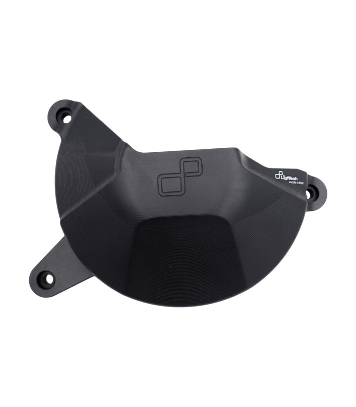 Protetor da tampa do alternador LighTech esquerdo em preto para Honda CBR 1000 RR (20-24)