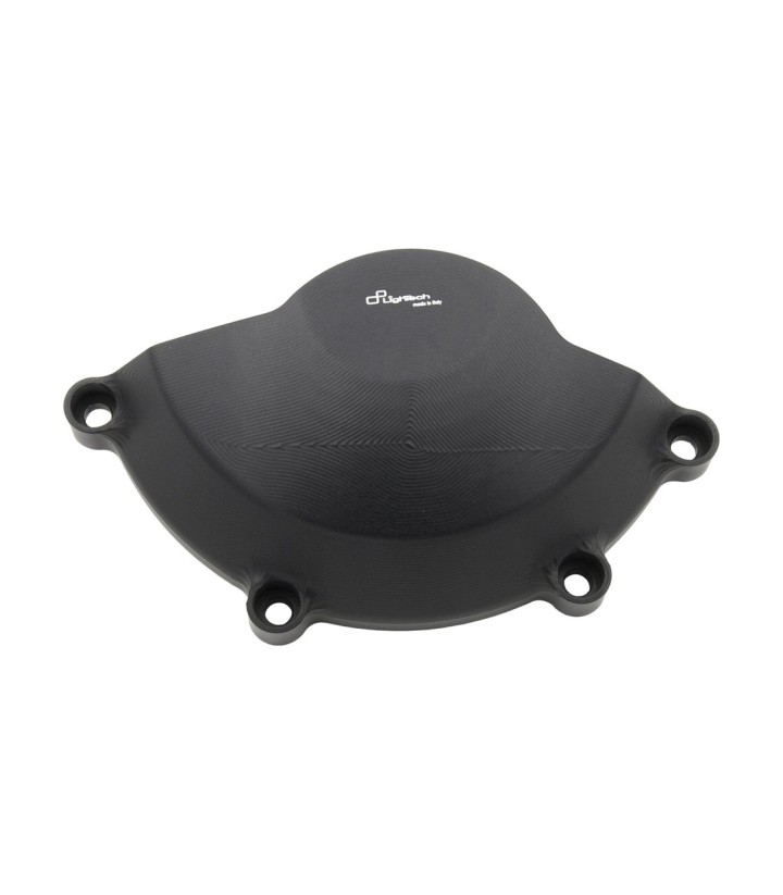 LighTech Alternator Cover Guard Left Side in Black for Kawasaki ZX 10 R (11-24)