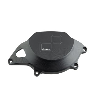 Protezione coperchio alternatore LighTech lato sinistro nera per Triumph Street Triple 765 (17-24)