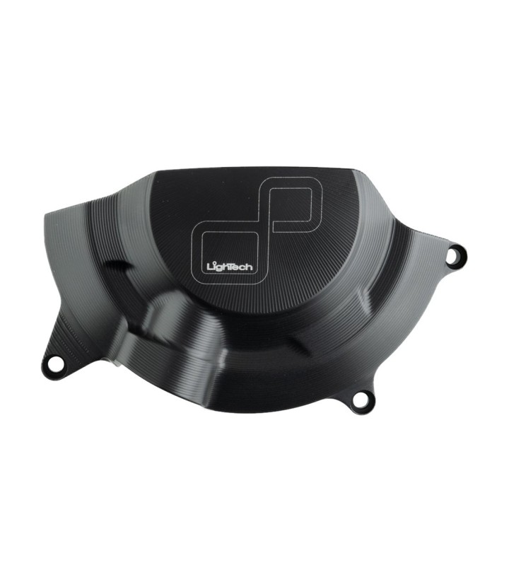 LighTech Clutch Cover Guard Right Side in Black for Triumph Street Triple 765 (17-24)
