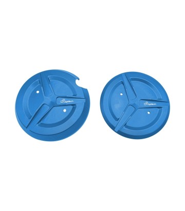 Kit de protetores de cárter LighTech em azul-cobalto para Yamaha TMAX 530 (17-24), TMAX 560 (20-26)