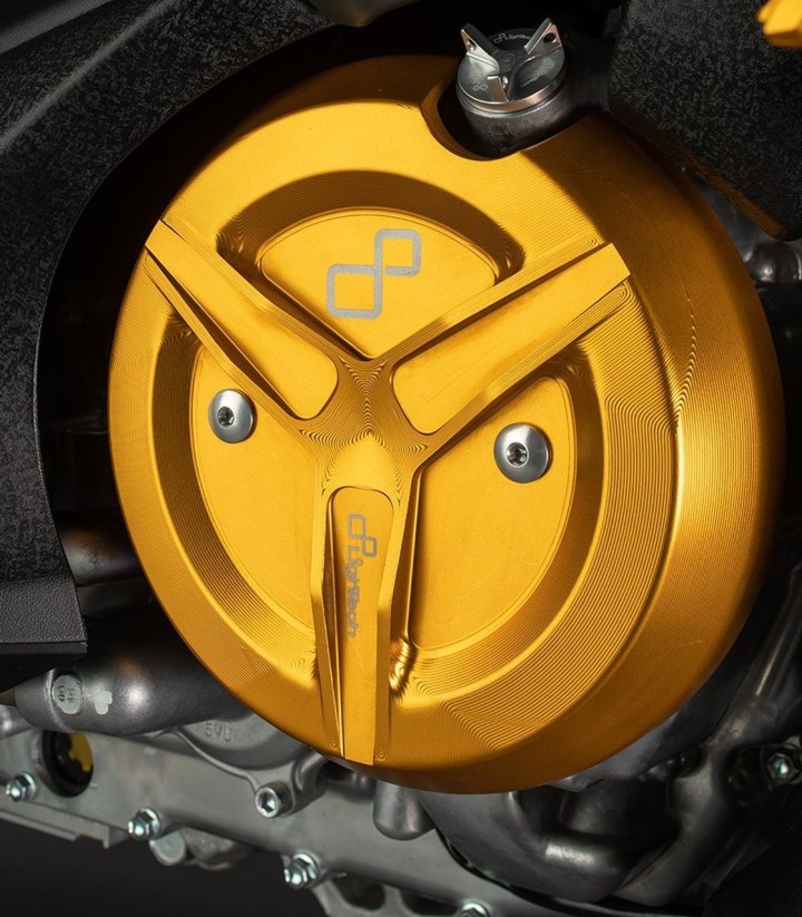LighTech Engine Case Cover Kit in Gold for Yamaha TMAX 530 (17-24), TMAX 560 (20-26)