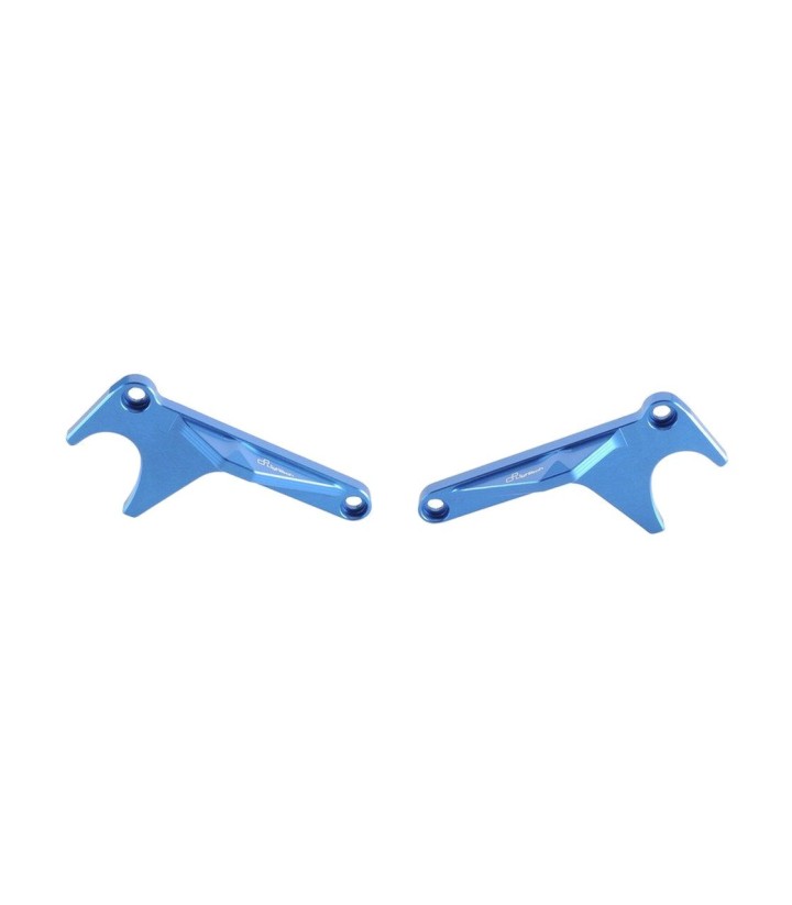 Nottolini per cavalletto LighTech blu cobalto per Yamaha MT 10 (16-22), R7 (22-25), YZF R1 (15-25), YZF R6 (17-25)