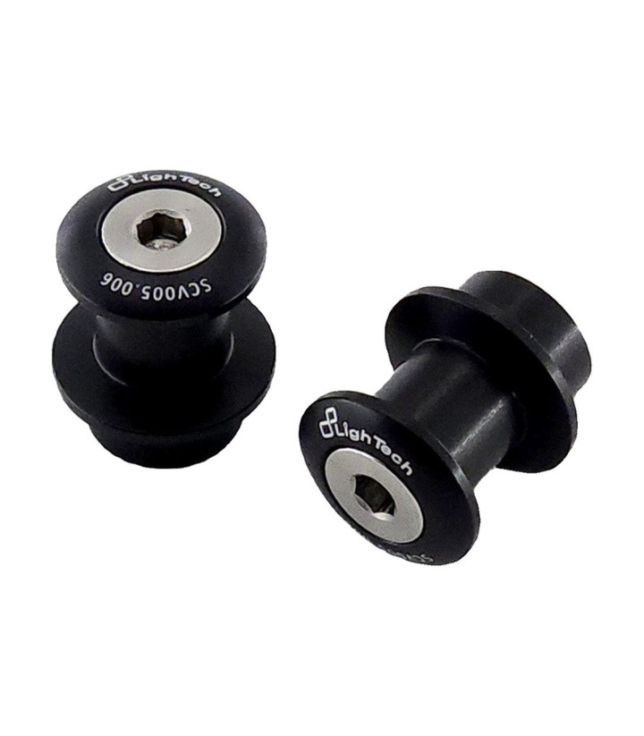 LighTech M10x1.5 Paddock Stand Bobbins in Black for KTM Duke 125/390/790/890/990 (18-24), Super Duke 990 LC8 (07-10)