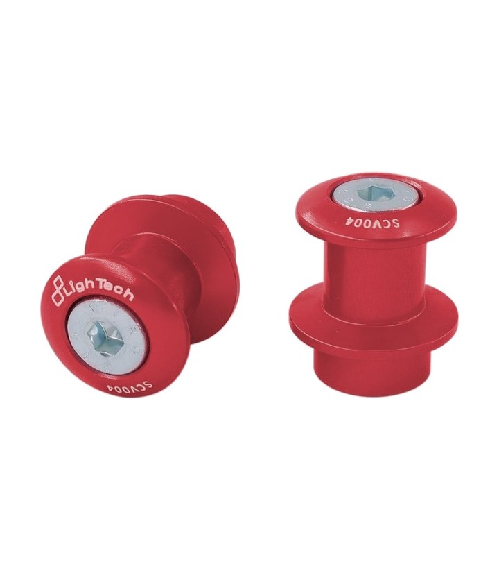 Diabolos de béquille M8 LighTech rouges