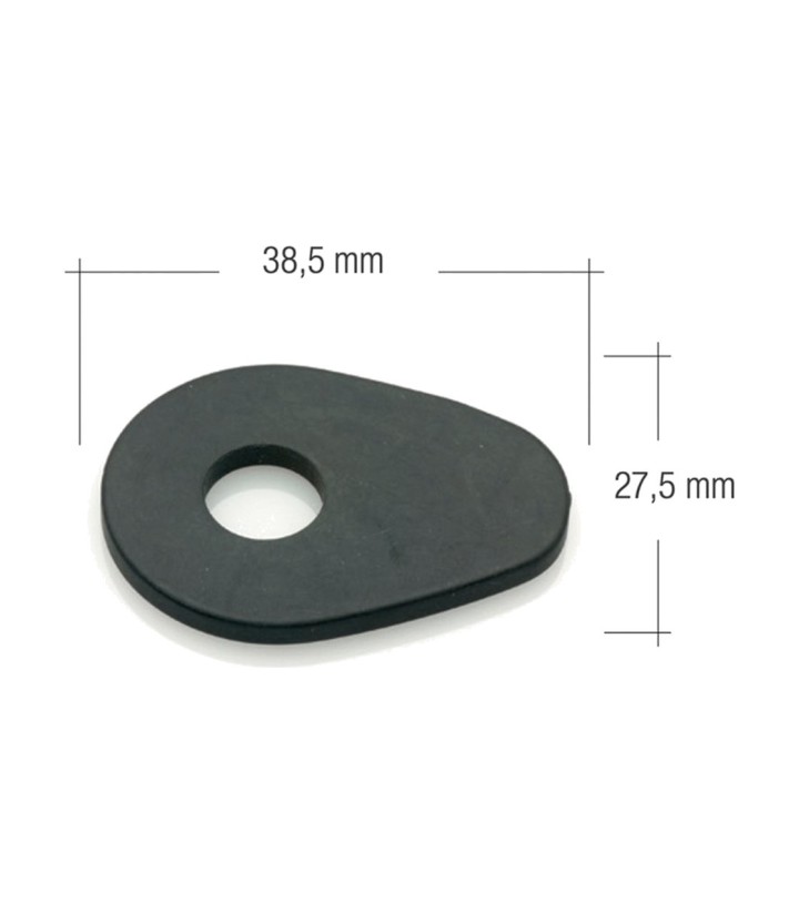 Plaques cache-clignotants LighTech 38,5 × 27,5 mm pour plusieurs modèles Yamaha