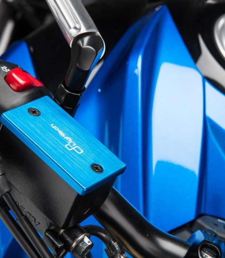 Tampa da bomba de travão dianteiro LighTech em azul-cobalto para several Suzuki models