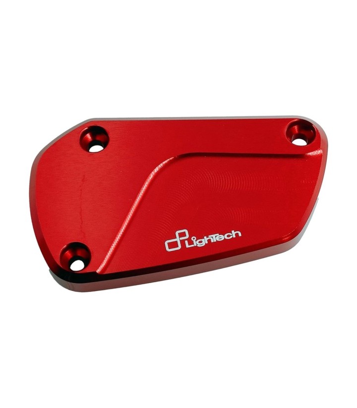 Couvercle de maître-cylindre de frein avant LighTech rouge pour Aprilia Dorsoduro 900 (18-20), SMV 750 Dorsoduro (09-16)