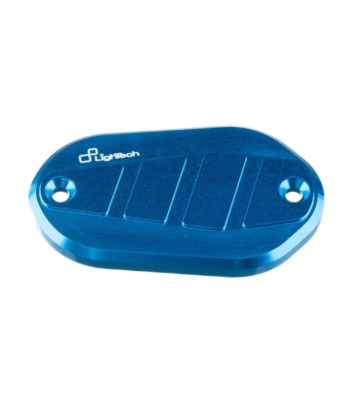 Couvercle de maître-cylindre de frein avant LighTech bleu cobalt pour Kawasaki Ninja 400 (18-23), Z 400 (17-23)