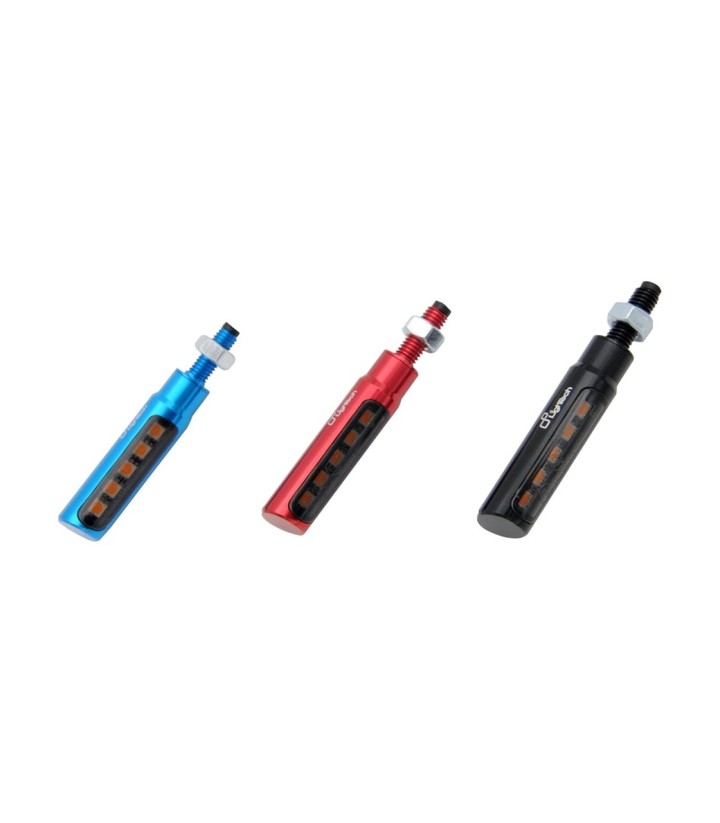 Par de piscas LED 930 LighTech ABS em vermelho