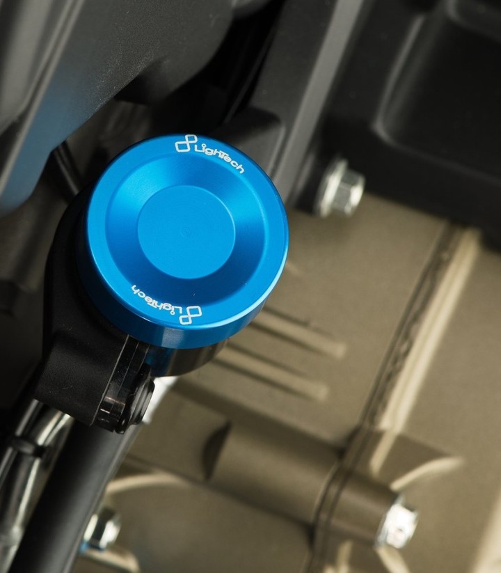 Tampa da bomba de embraiagem LighTech em azul-cobalto para several Ducati and KTM models