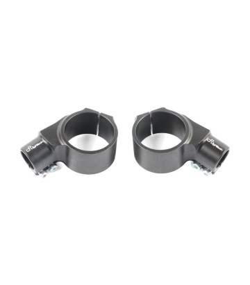 Collier de demi-guidon LighTech 20mm H.0 D.47 noir pour Yamaha YZF R3 (15-24)