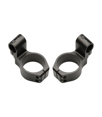 LighTech Clip-On Clamp 20mm H.20 D.48 in Black for Honda CBR 600 RR (07-25), Suzuki GSX-R 600/750 (06-07)