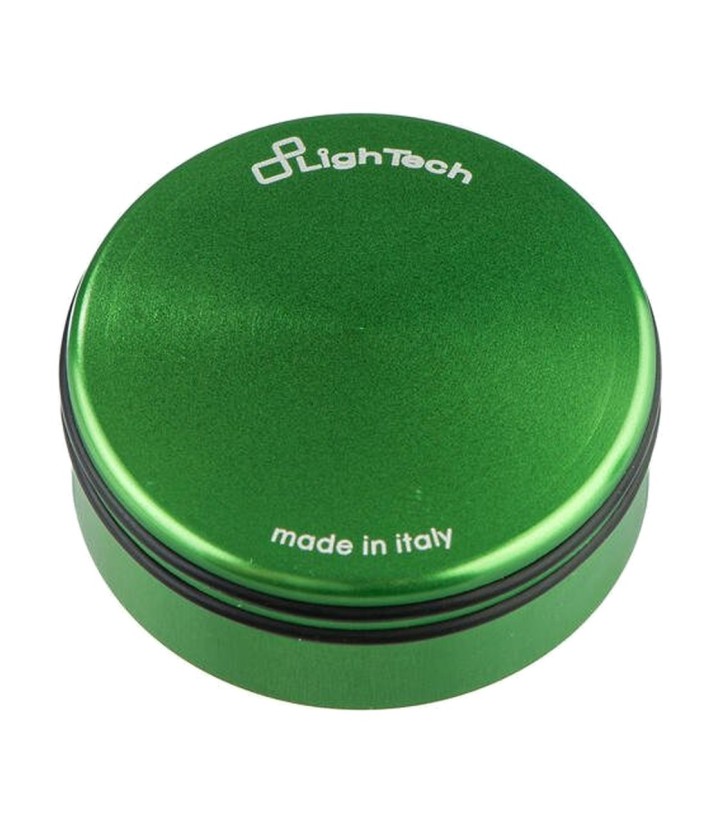 LighTech Brake and Clutch Reservoir Cap in Green for several Aprilia and Kawasaki models