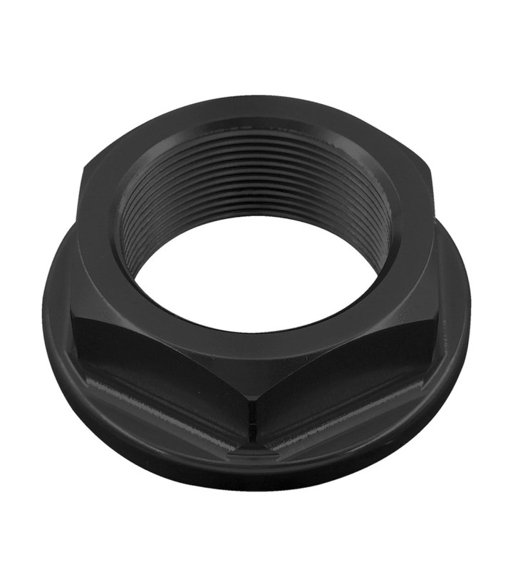 LighTech Steering Stem Nut M25 x 1 in Black for several Kawasaki and Triumph models
