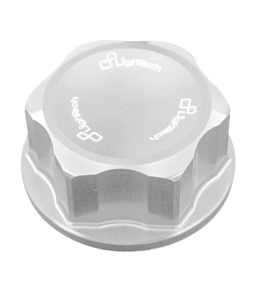 LighTech Steering Stem Nut M24 x 1 in Silver for several Honda models