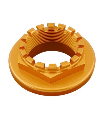 Achterwielmoer LighTech M38 x 1,5 in goud voor Ducati 748/916/996/998 (96-01), Hypermotard 1100 (07-12)
