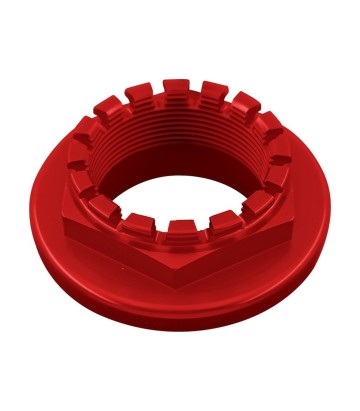 Tuerca de Rueda Trasera LighTech M38 x 1,5 en Rojo para Ducati 748/916/996/998 (96-01), Hypermotard 1100 (07-12)