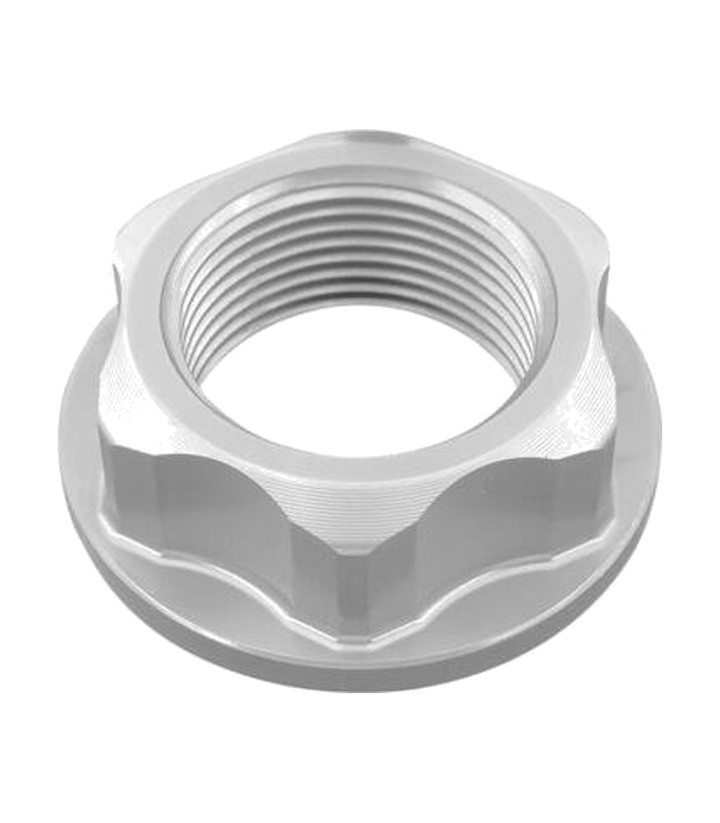 Achterwielmoer LighTech M24 x 1,5 in grijs voor several Suzuki and Yamaha models
