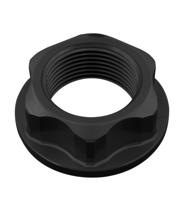 Achterwielmoer LighTech M24 x 1,5 in zwart voor several Suzuki and Yamaha models