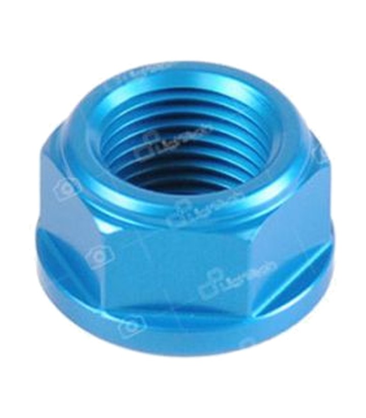 Dado ruota posteriore LighTech blu cobalto per several Honda, Suzuki and Yamaha models