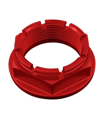 Écrou de roue arrière LighTech M38 x 1,5, coloris rouge pour plusieurs modèles Ducati et Triumph