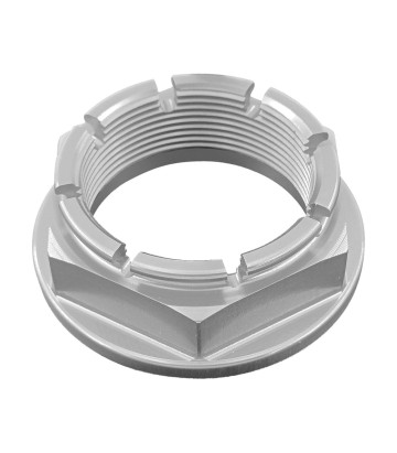 LighTech Hinterradmutter M38 x 1,5 in Silber für mehrere Modelle von Ducati und Triumph