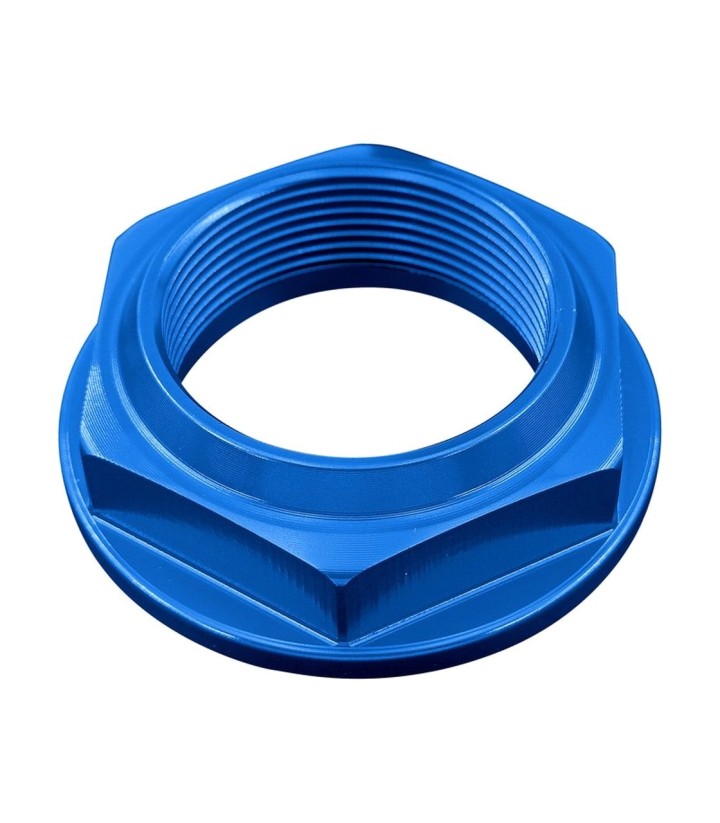 LighTech Right Rear Wheel Nut M35 x 1.5 in Cobalt Blue for Triumph Speed Triple 1050 (08-16)