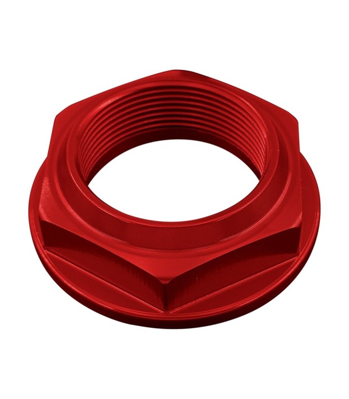 LighTech Right Rear Wheel Nut M35 x 1.5 in Red for Triumph Speed Triple 1050 (08-16)
