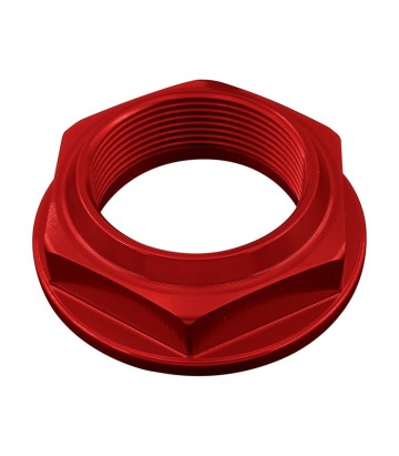 Dado ruota posteriore lato destro LighTech M35 x 1,5 rosso per Triumph Speed Triple 1050 (08-16)