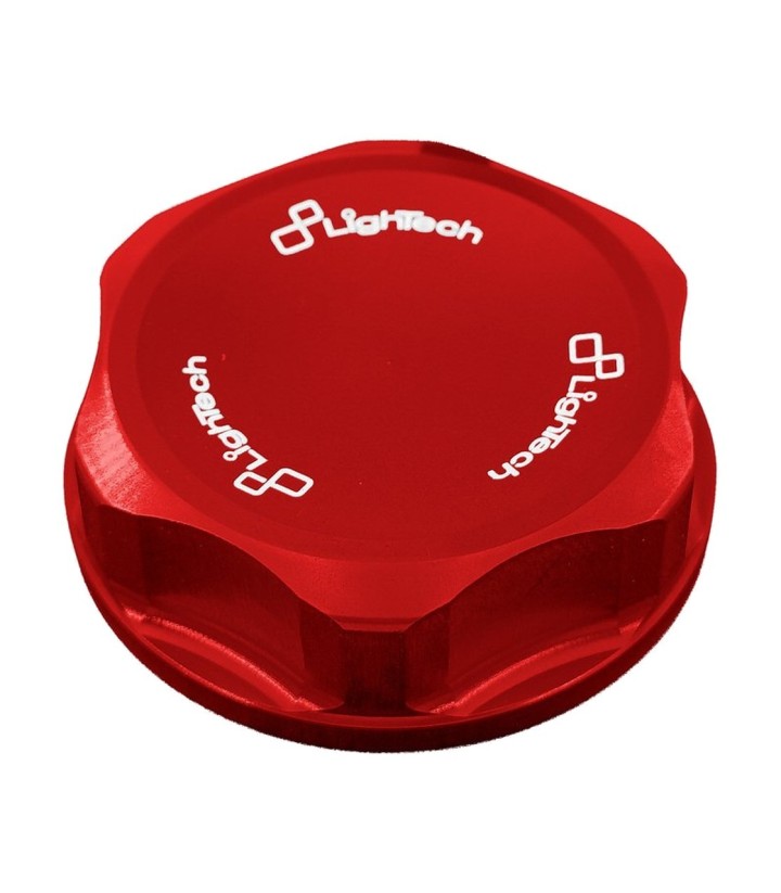 Écrou de colonne de direction LighTech M33 x 1, coloris rouge pour Honda CBR 1000 RR (08-16)