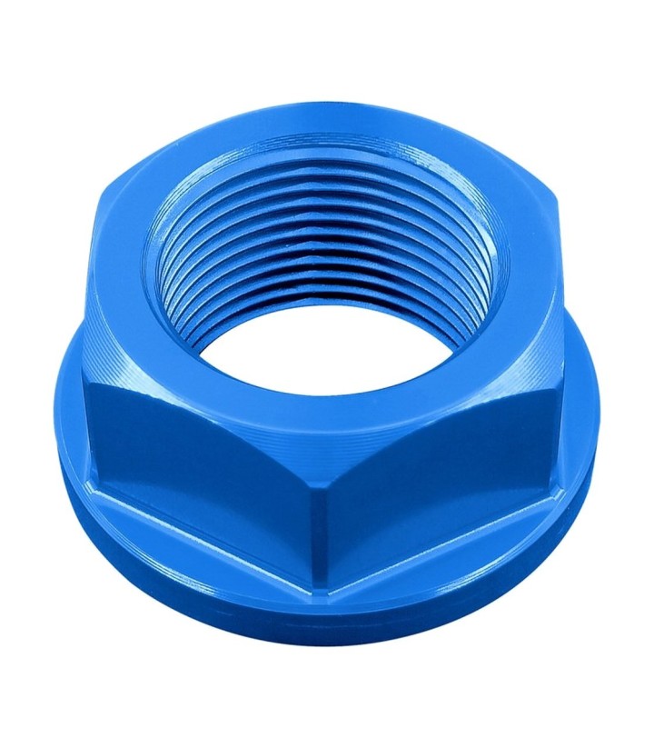 Porca da roda traseira LighTech M24 x 1,5 em azul cobalto