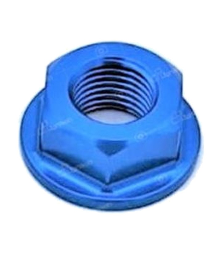 LighTech Swingarm Nut in Cobalt Blue