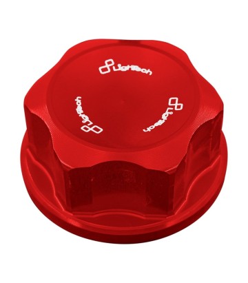 Tuerca de Dirección LighTech M28 x 1 en Rojo
