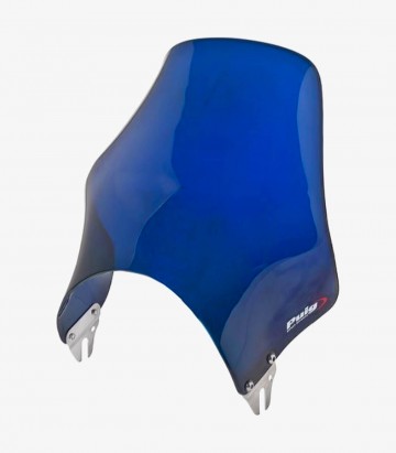 Windschild Puig Naked Yamaha YBR125 und Honda CG 125 Blau 4320A