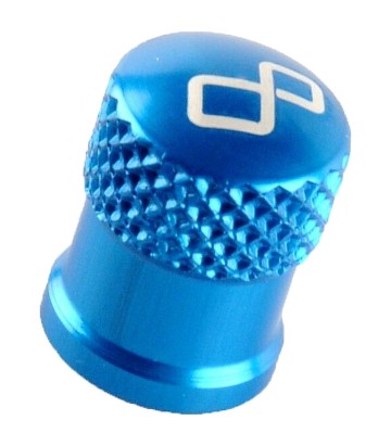 Tampas de válvula LighTech em azul-cobalto