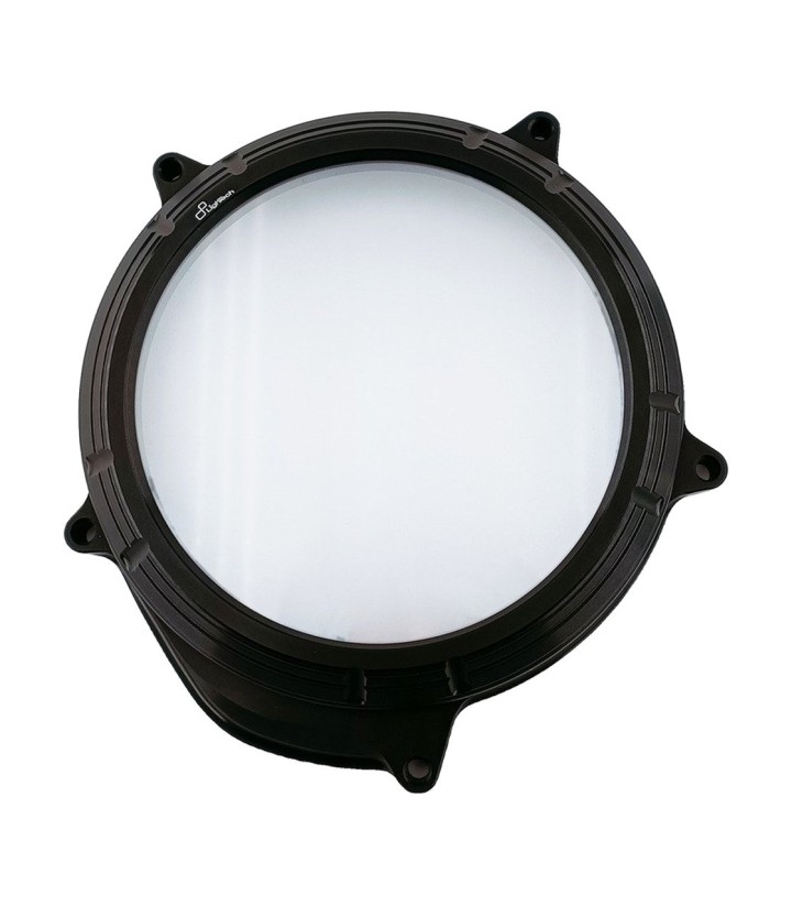 Coperchio frizione trasparente LighTech nero per KTM Super Duke 1290 R (20-23) / 1390 R (24-25)