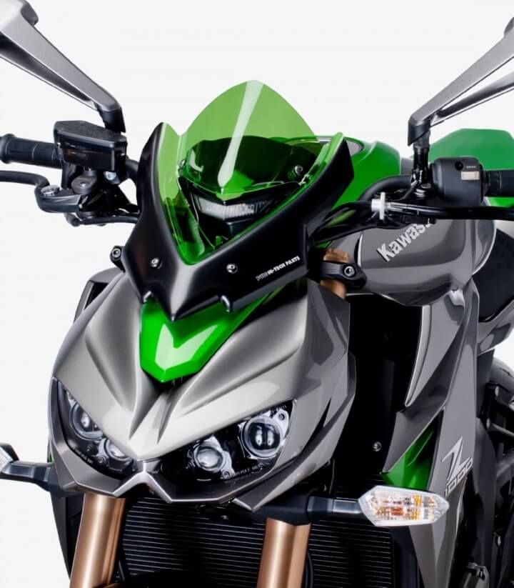 Windschild Puig New Generation Sport Kawasaki Z1000 (14-20) Grün 7011V