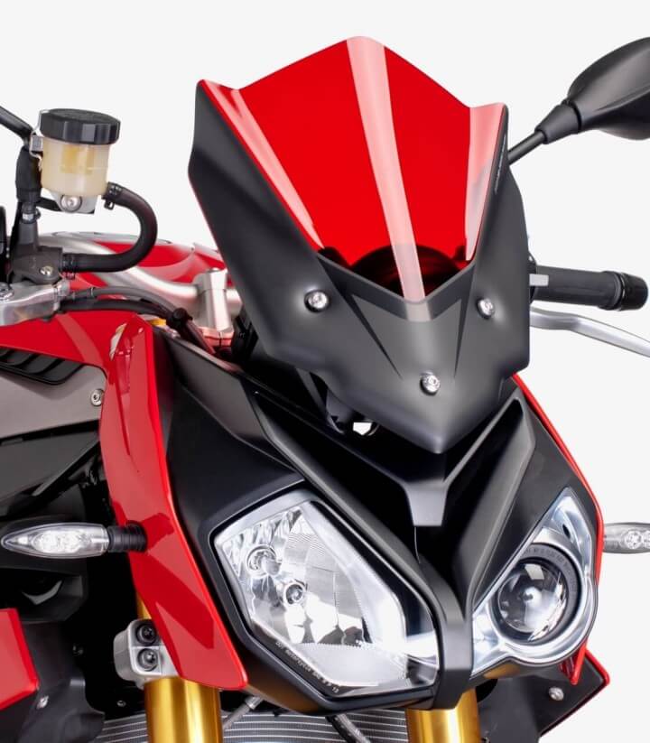 Windschild Puig New Generation Sport BMW S1000R (14-18) Rot 7040R