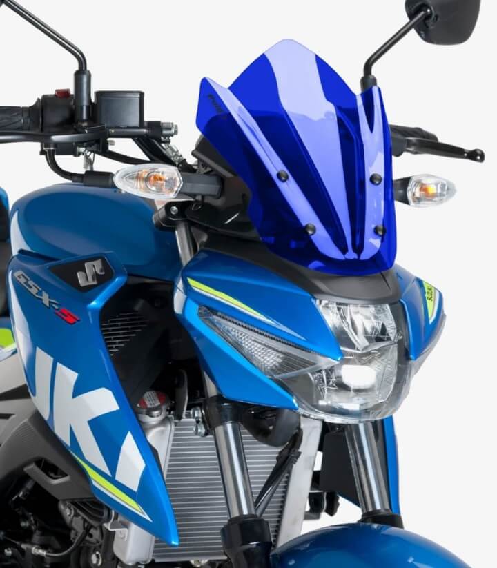 Windschild Puig New Generation Sport Suzuki GSX-S125 (17-21) Blau 9873A