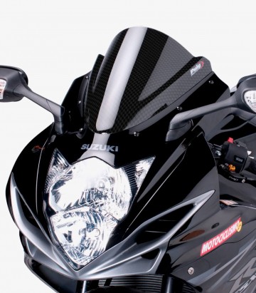 Windschild Puig Z-Racing Suzuki GSX-R600 (11-16), GSX-R750 (11-16) Carbon-Optik 5605C
