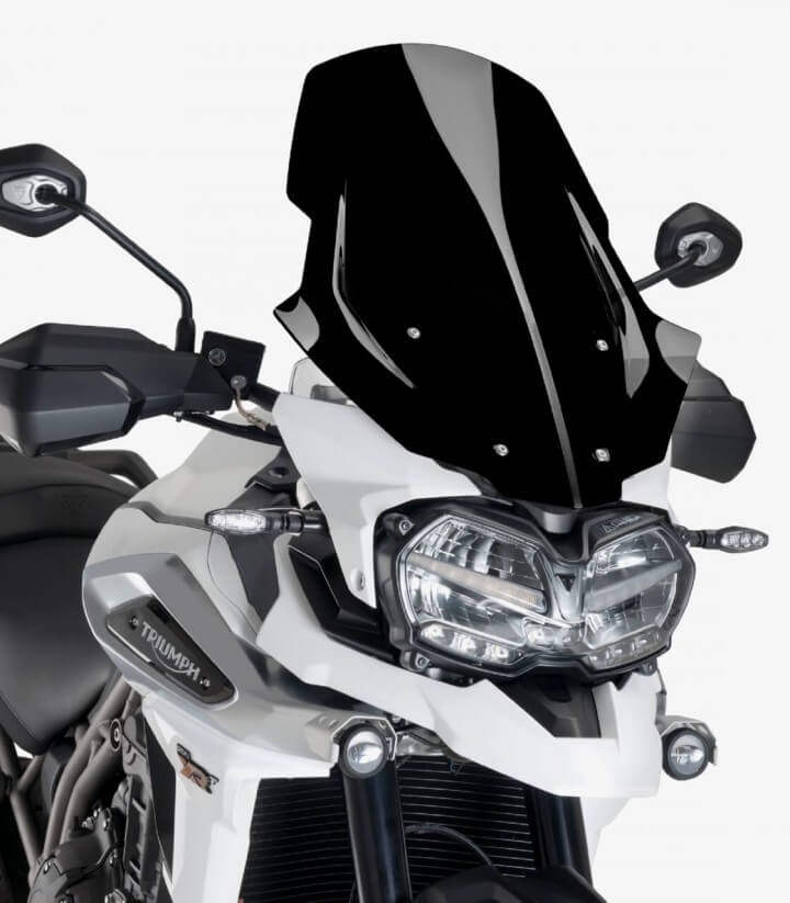 Windschild Puig Touring several Triumph models Schwarz 9613N